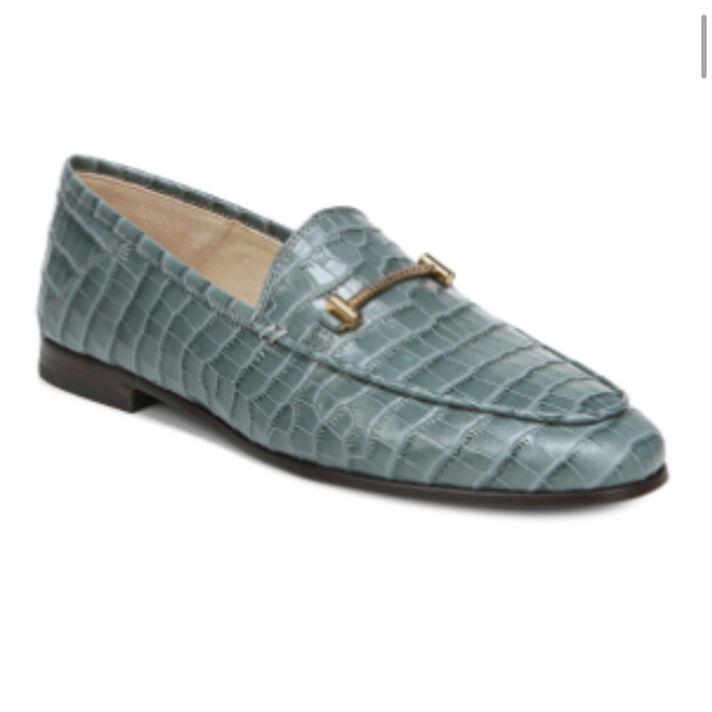 Sam Edelman Lior Loafer- Grey Iris Leathsr size 10.5